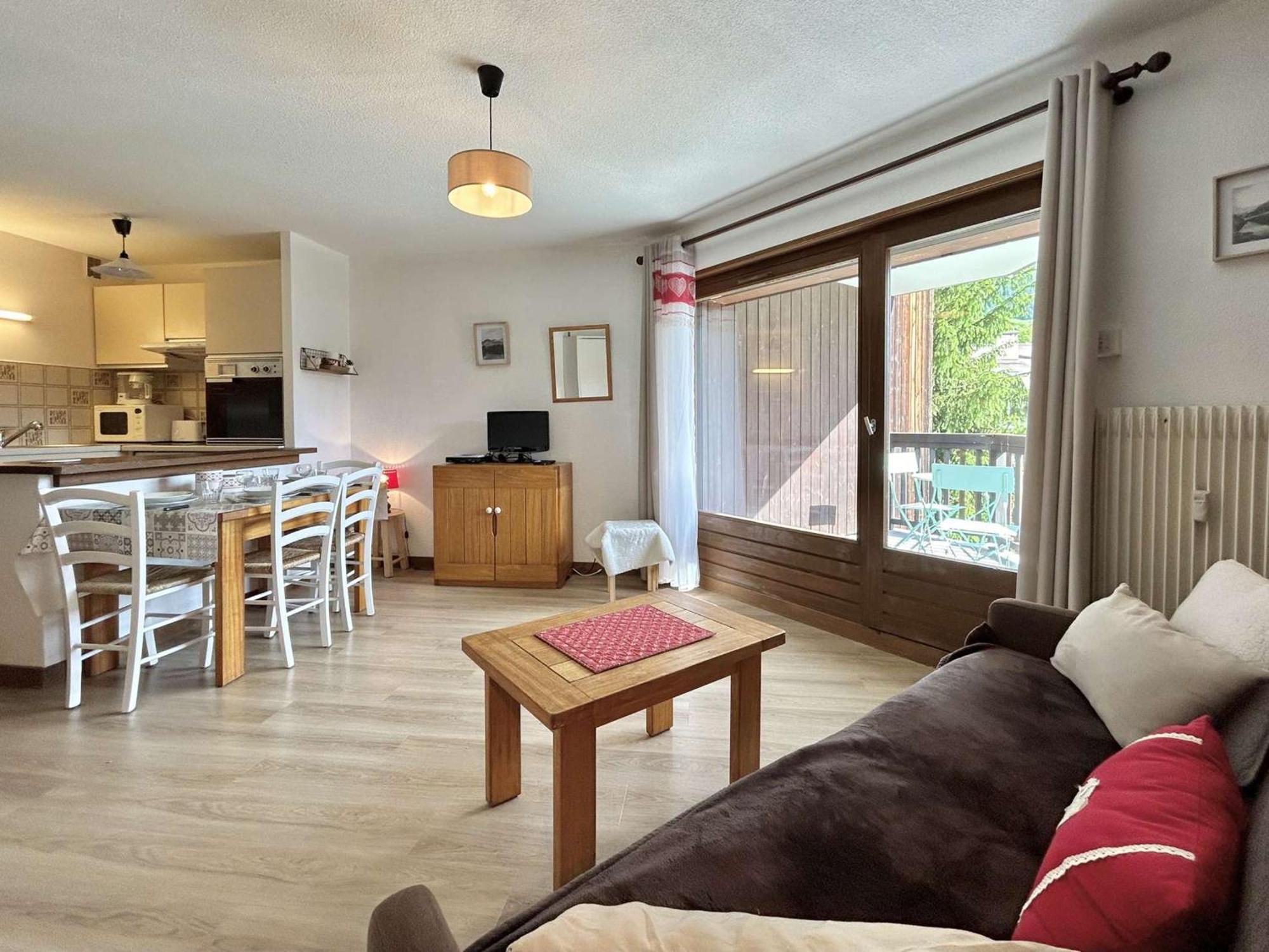 Studio Avec Piscine Chauffee, Tennis & Balcon - 4 Couchages A Megeve - Fr-1-597-14 Exterior photo